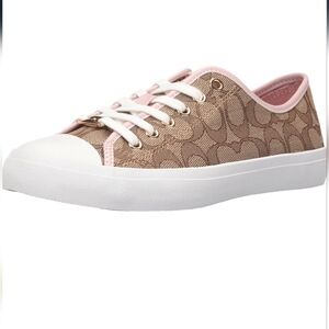 Coach Empire Signature Sport canvas Sneakers 8M khaki / petal